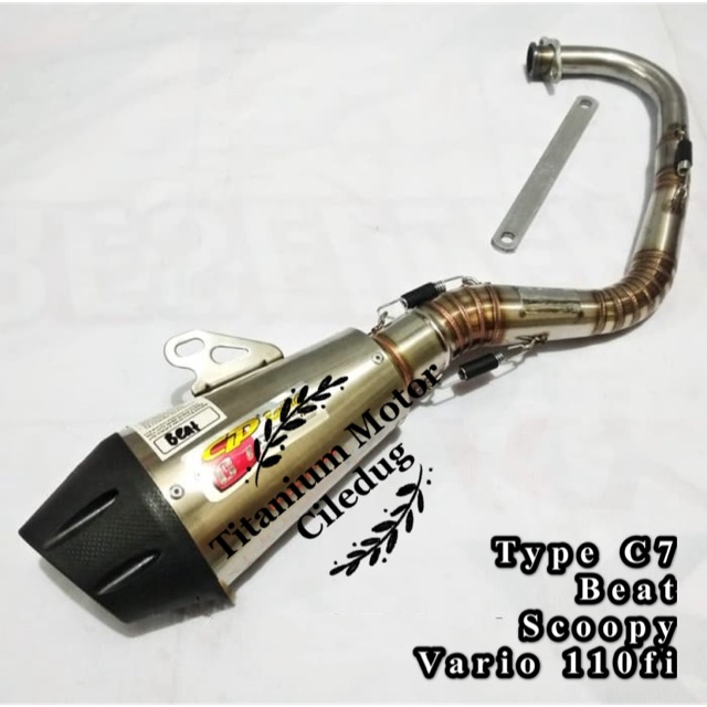 Knalpot CLD C7 BEAT - SCOOPY - VARIO110 Fi