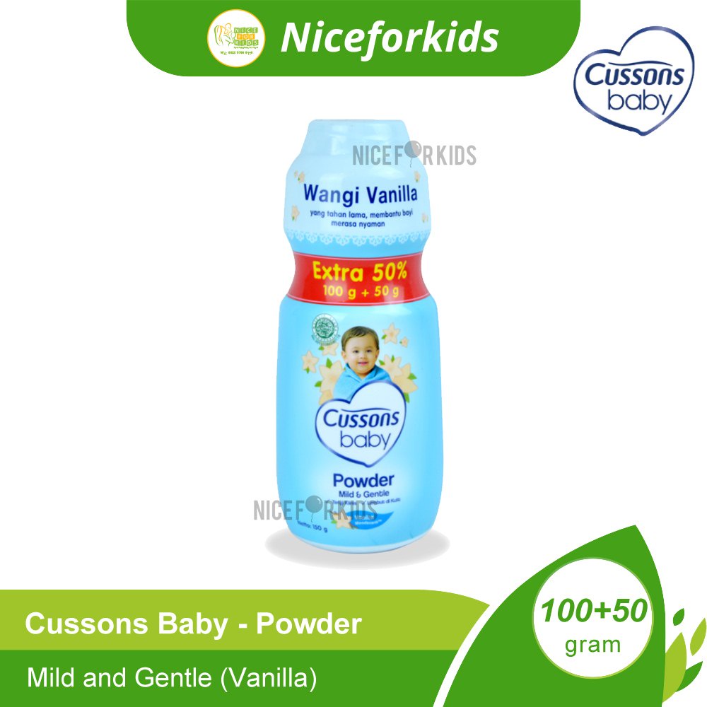 Cussons Baby Powder 100+50gr / Bedak Bayi 100+50gr