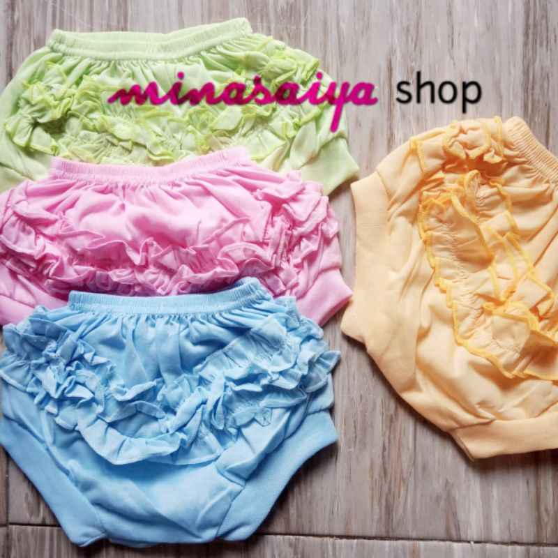 BALLOON 6 pcs Celana Dalam Bayi Perempuan Model Renda