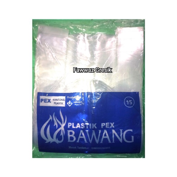 Kantong Kresek Bening PP / Plastik Pex Bening / Keresek Bawang 15