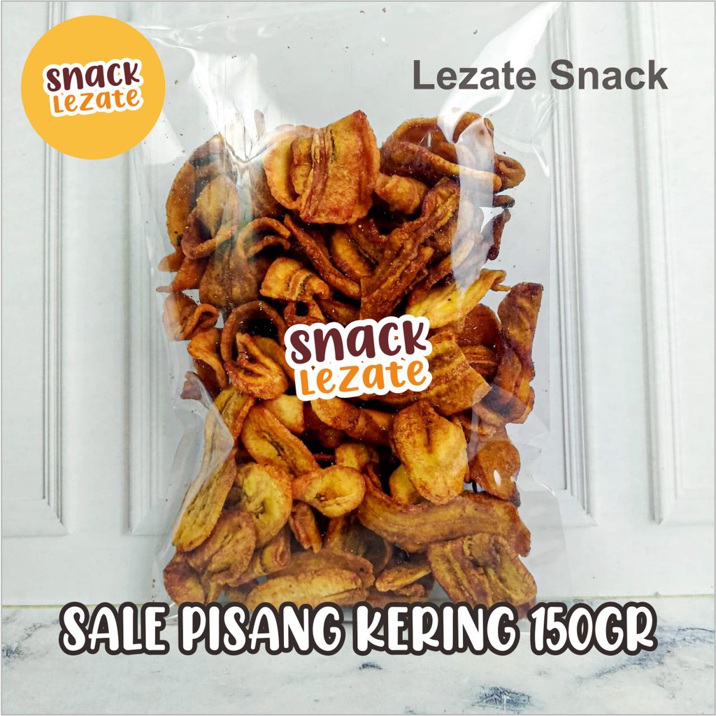 

Sale Pisang Kering Manis 150gr Murah / Kripik Sale Pisang Kebumen Kiloan / Sale Pisang Aroma Panggang LEZATE SNACK