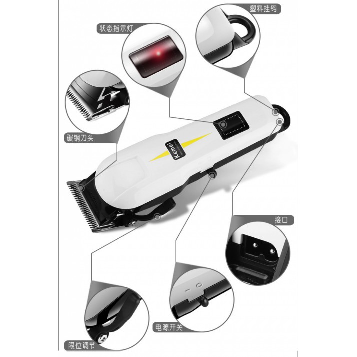 NEW Kemei Alat Cukur Rambut Rechargeable Hair Clipper KM 809B