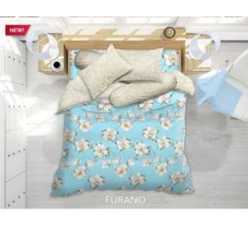 Bedcover My Love sprei karet no 1 uk 180x200x30 motif furano