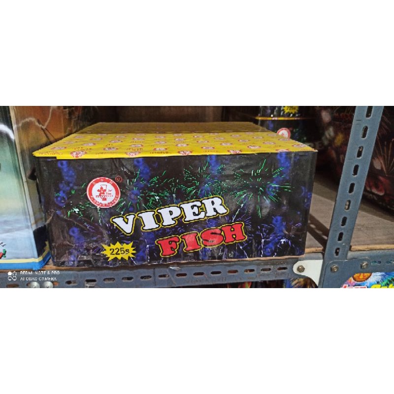 PESTA KEMBANG API VIPER FISH 225 shot 0,8 inci