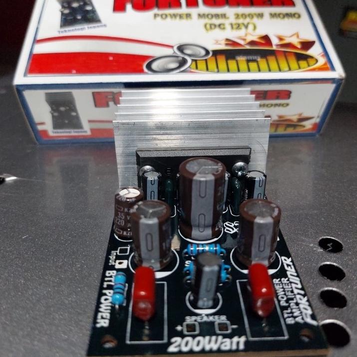 (BEST SELLER) kit power MOBIL 12V BTL 200 WATT FORTUNER