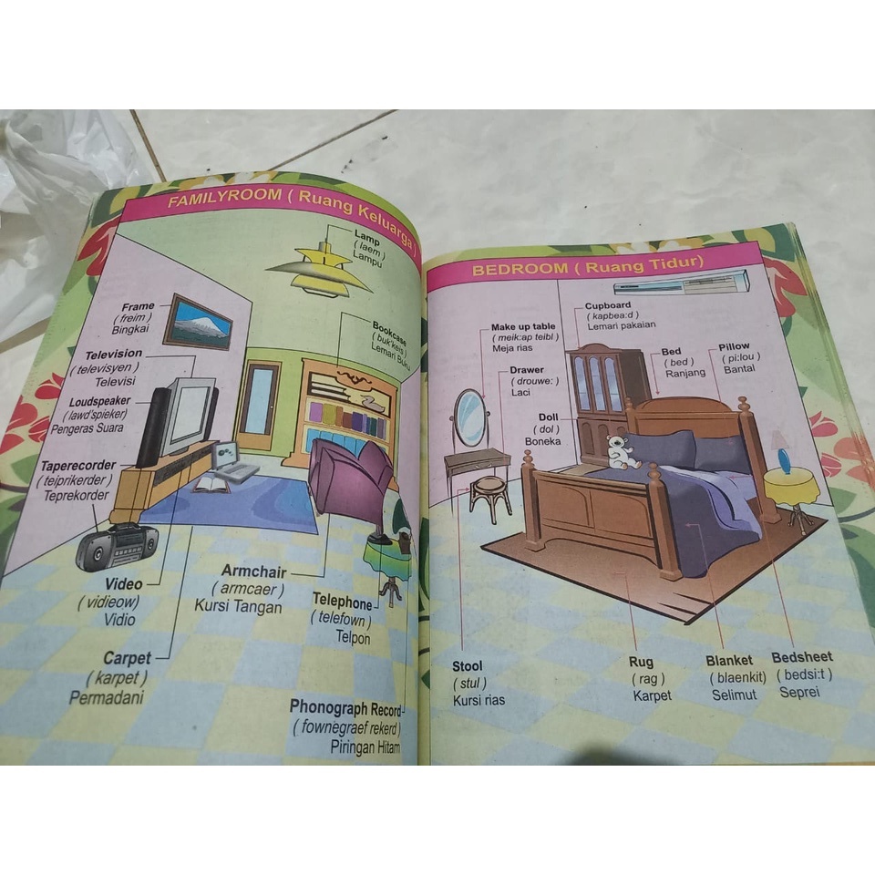 Buku Anak - Kamus Elite Bergambar (Bahasa Inggris - Bahasa Indonesia)