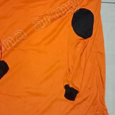 kaos lengan panjang orange oren bpbd polos - Orange, All Size