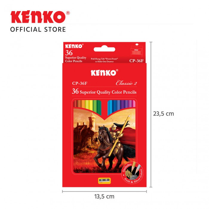 

Pensil Warna KENKO Color Pencil 36 Color CP-36F