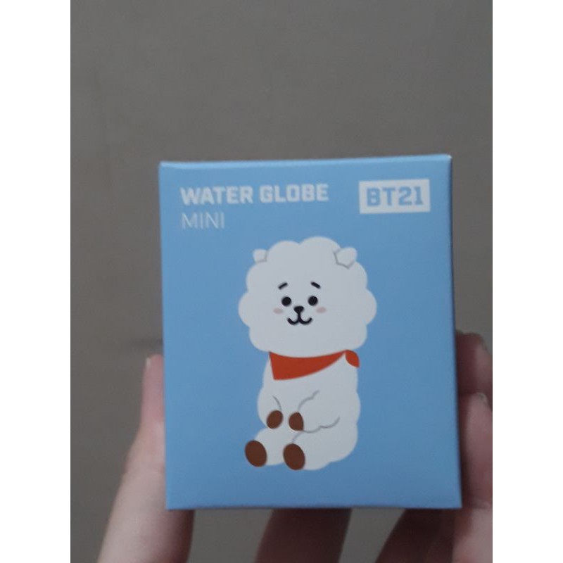 (READY STOCK) BTS BT21 WATER GLOBE MINI RJ OFFICIAL
