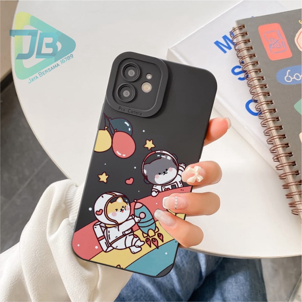 SOFTCASE PROCAMERA CUSTOM CAT SPACE OPPO VIVO SAMSUNG REALME XIAOMI IPHONE INFINIX FOR ALL TYPE JB5830