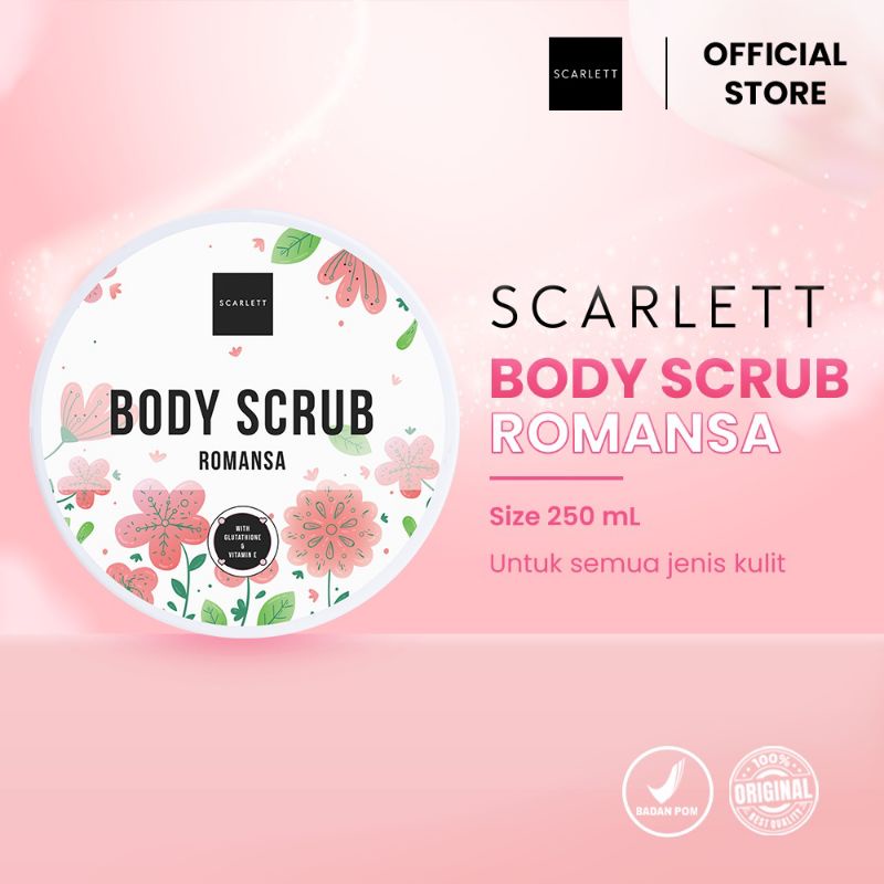 Jual Scarlett Whitening Body Scrub Ml Varian Romansa Shopee Indonesia