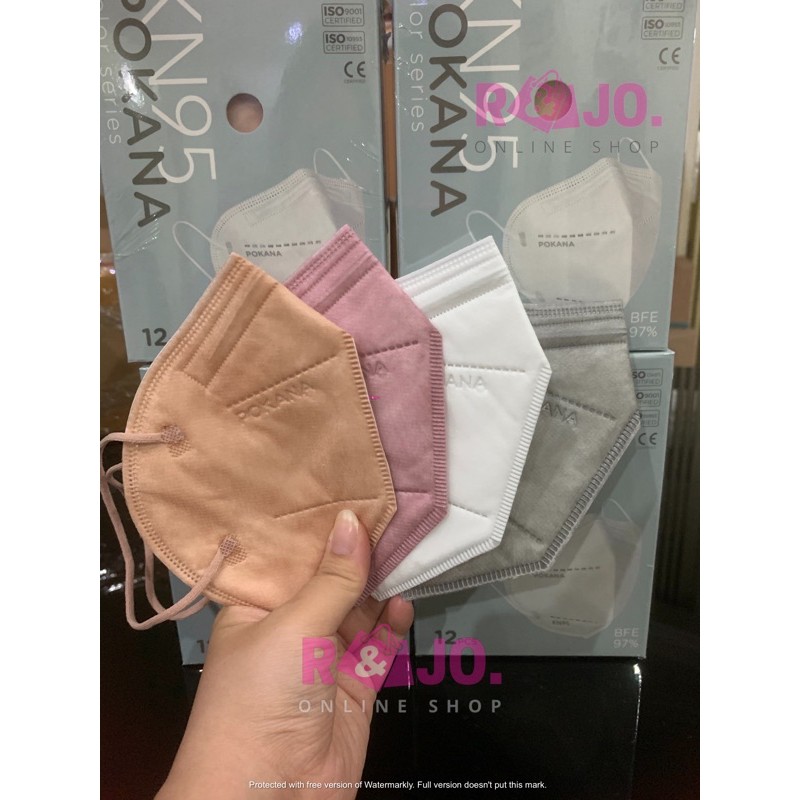 Masker Pokana KN95 Masker Medis isi 12 pcs