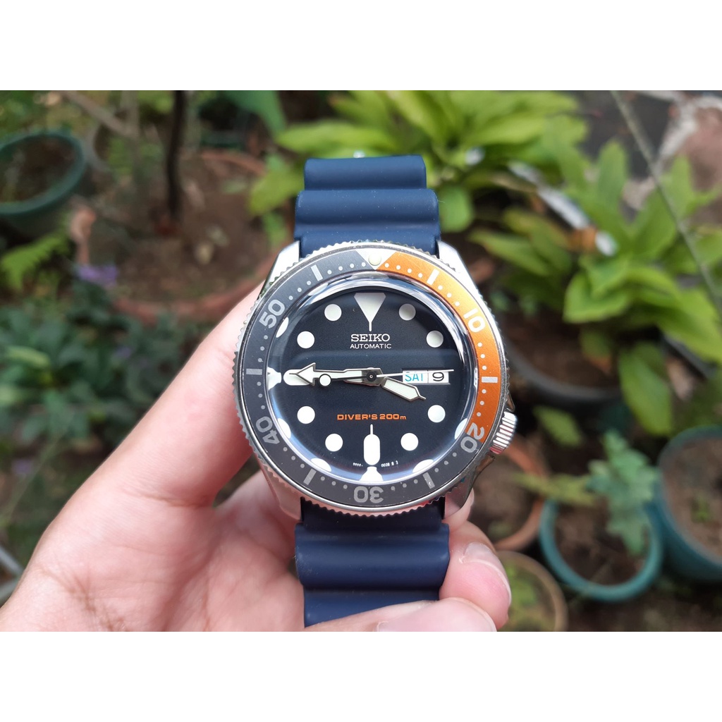 Seiko Special MOD SKX007 Dual tone Automatic Diver Watch