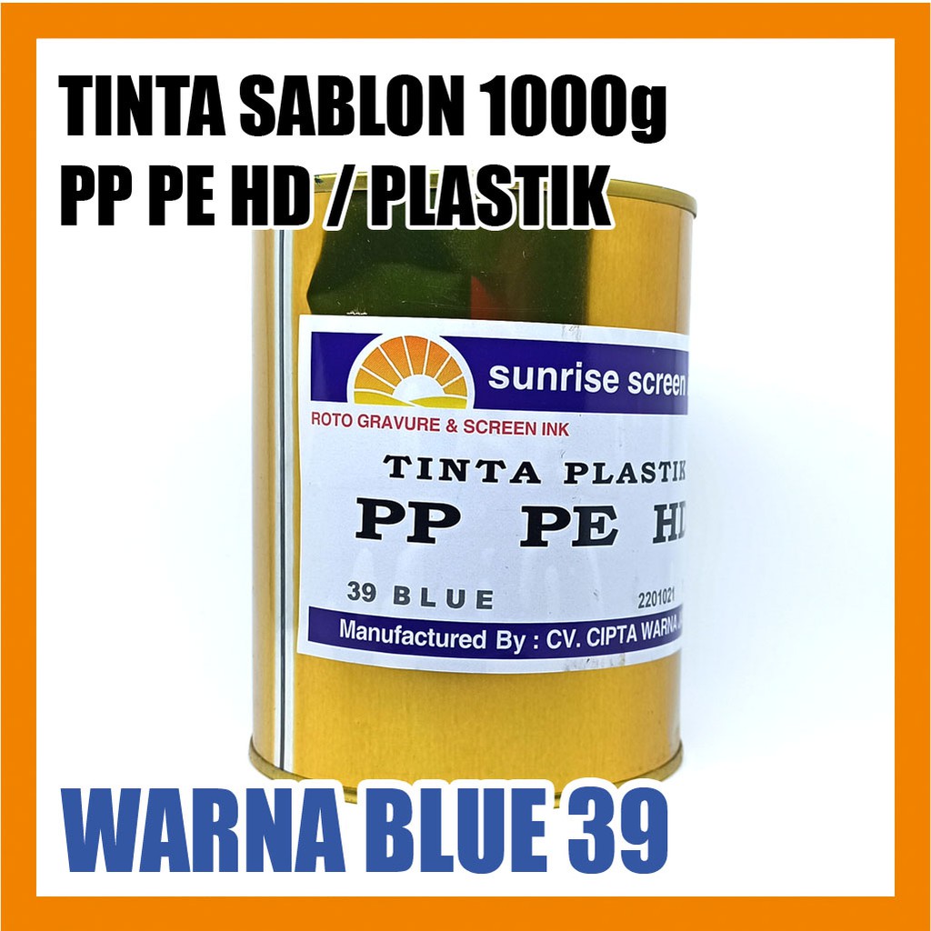 

Tinta Sablon Plastik PPHD 39 BLUE 1000g
