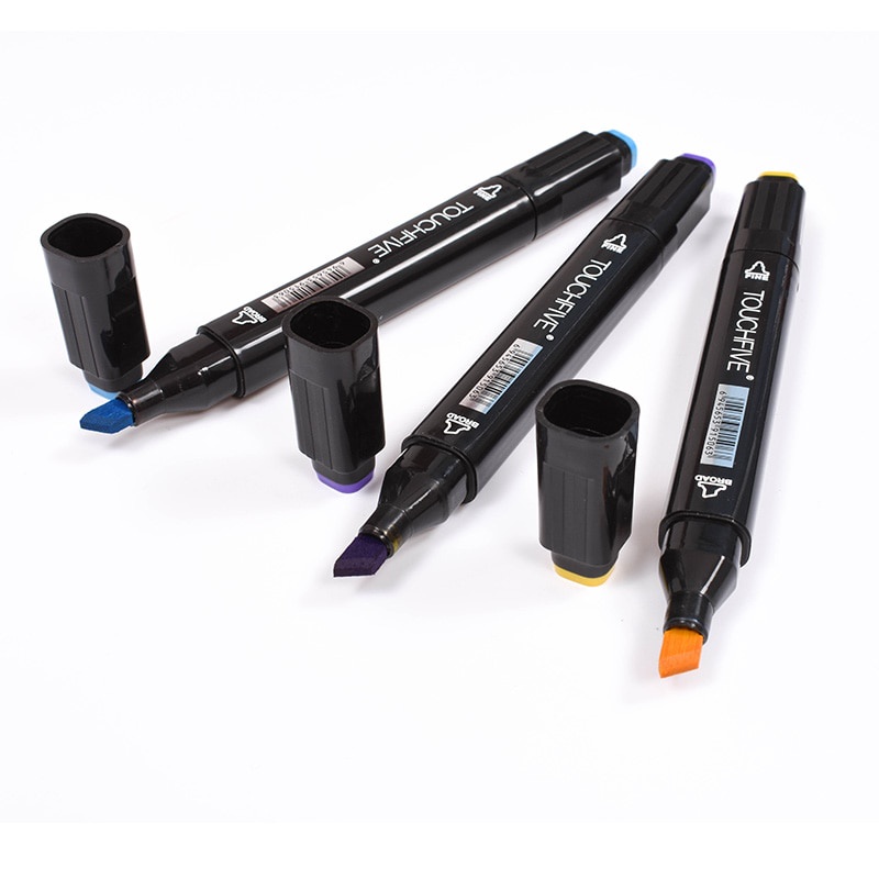 Spidol Dual Side Fine Art Sketch Marker Pen Stabilo Warna Twin - TQ