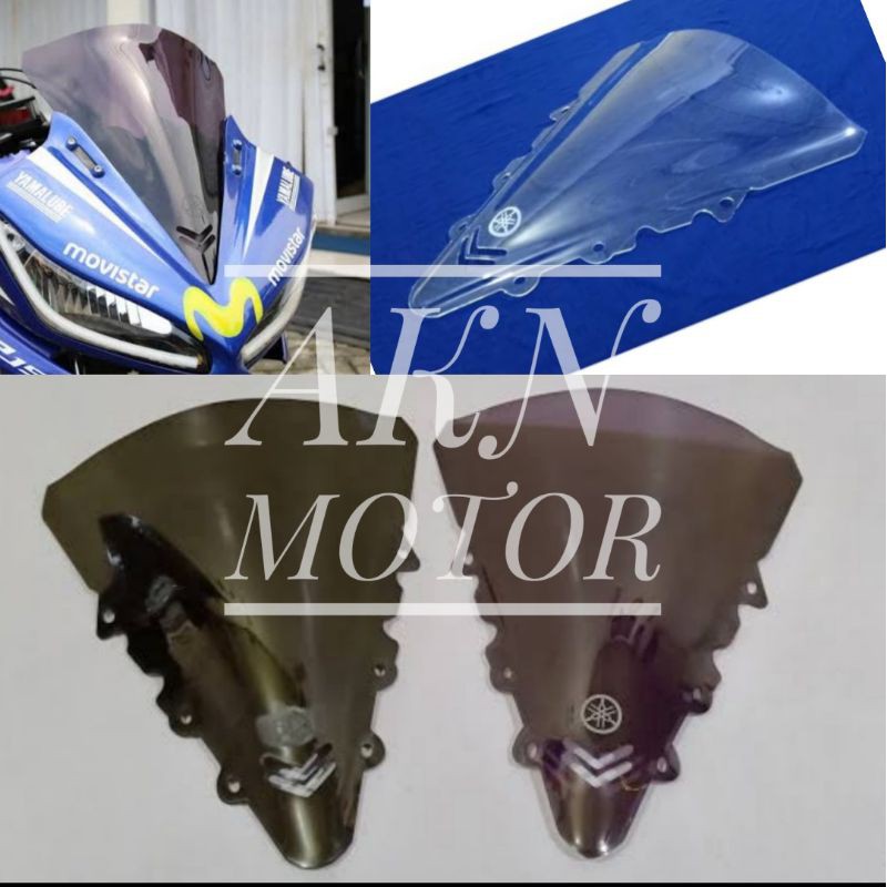 WINDSHIELD VISOR JENONG YAMAHA R15 V2 LAMA KACA DEPAN R15 OLD M.L