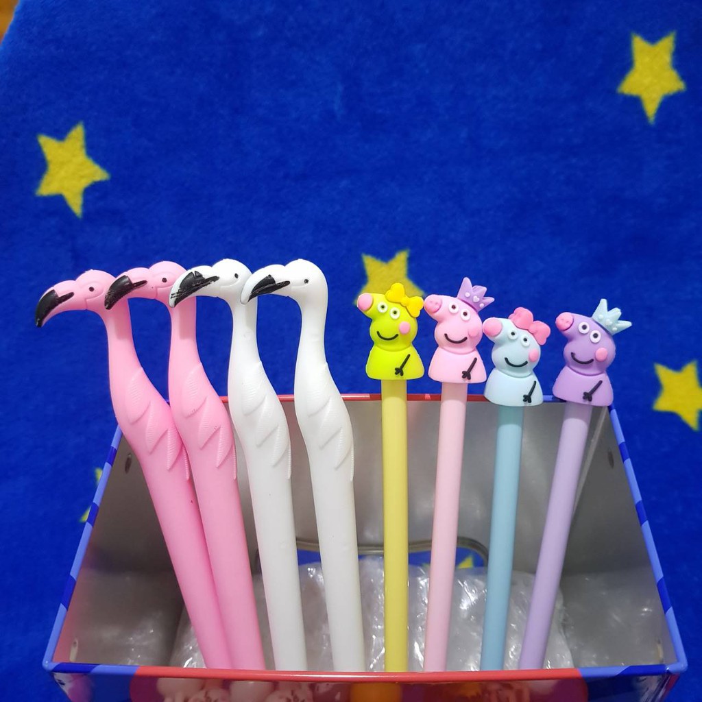 

Pen Flamingo Pulpen Peppa Pig Flaminggo