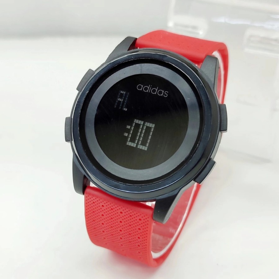 jam tangan pria fashion adidas digital tali rubber