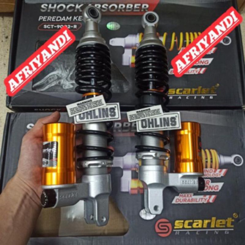 Shock SCARLET 9002 NMAX original tabung bawah klik rebound
