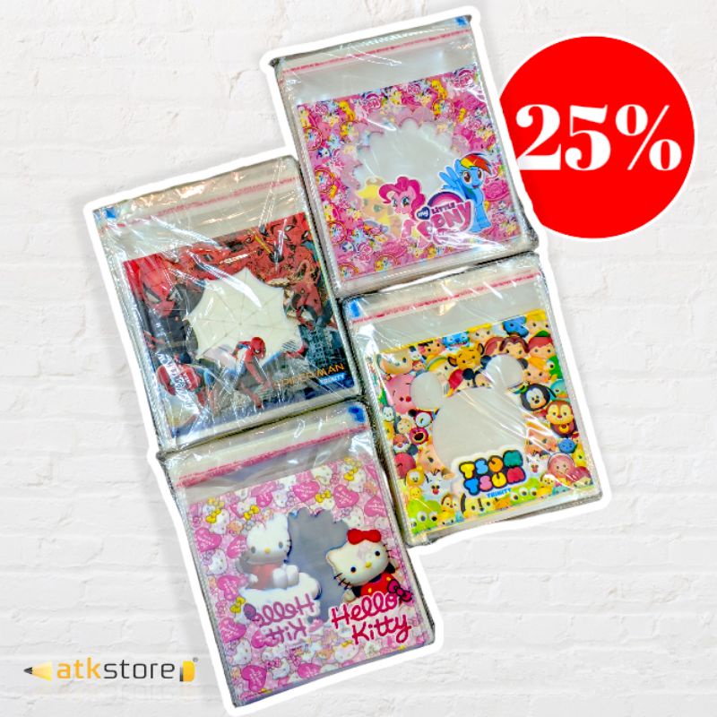 

(isi 100pcs) Plastik Opp Motif Fancy / Plastik Cookies Fancy isi 100 pcs