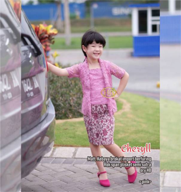 CHERYLL RnB Brukat anak || set kebaya batik anak best seller!!