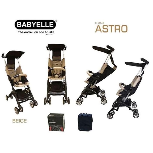 Stroller Babyelle Astro S350 Recline Kereta Bayi Cabin Size Gosend Shopee Indonesia