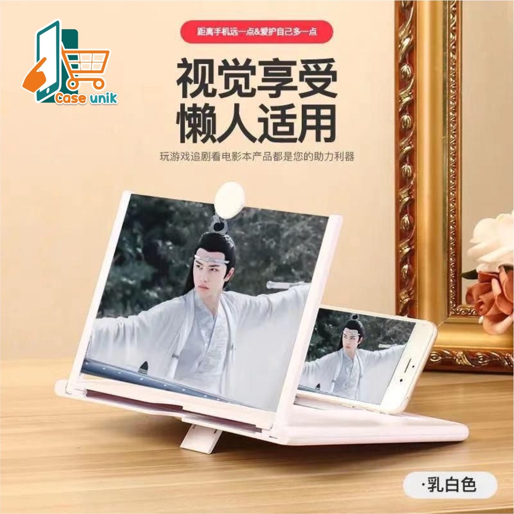 BM016 Kaca pembesar layar hp 3D smartphone 3Dportable untuk nonton pembesar layar hp video ampilier CS2485