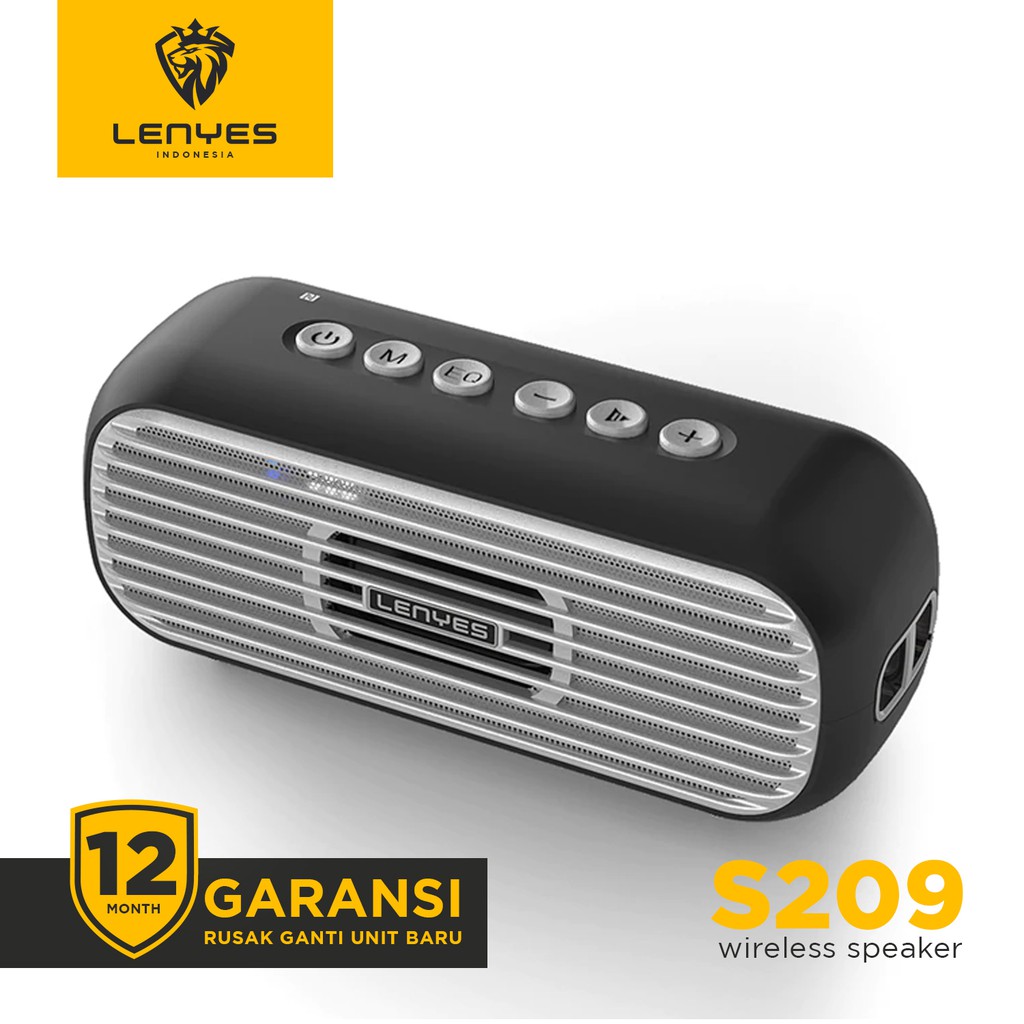 LENYES S209 20w classic retro wireless bluetooth hifi stereo nfc tws portable speaker original