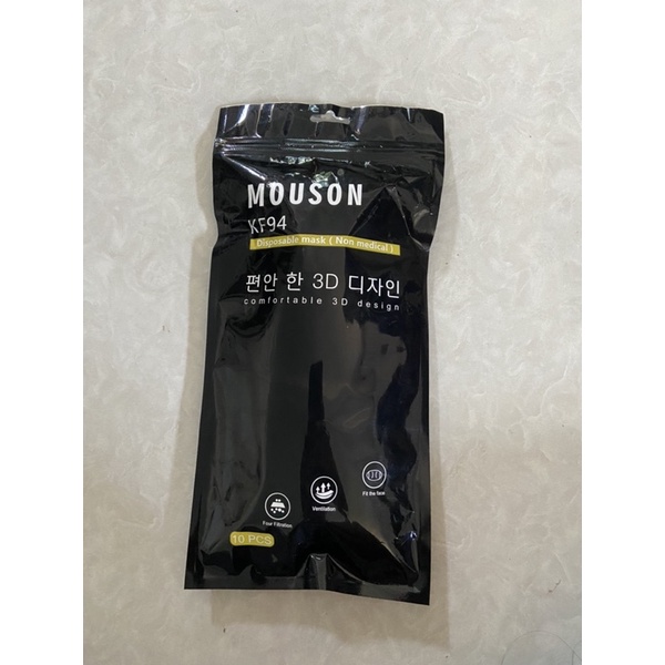 Masker KF94 isi 10pc 4 ply MOUSON CAREION MENKES