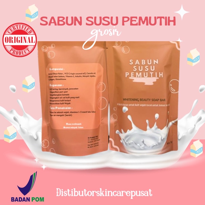 SABUN SUSU PEMUTIH WAJAH BPOM
