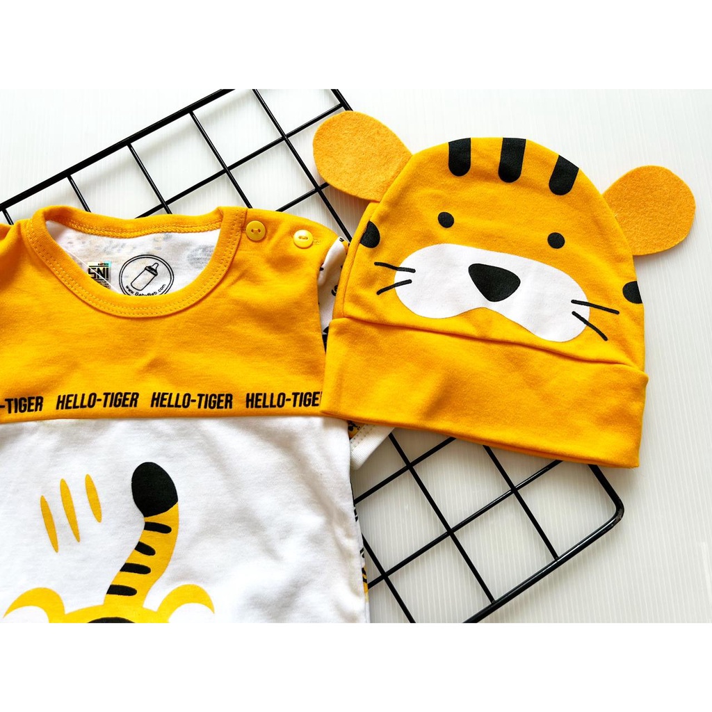 BERSERTIFIKASI SNI Babybeb Fox / Dino World / Dave / Red Spider / Baju setelan kaos celana pergi jalan lucu fashion anak bayi cowok laki murah REALPIC TERLARIS