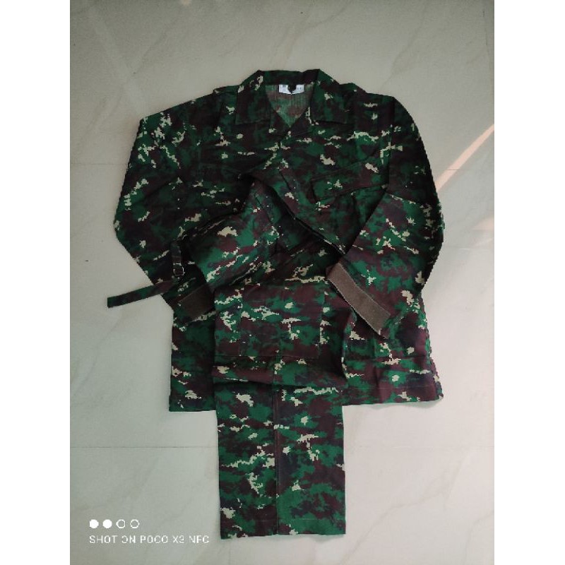 BAJU PDL NKRI ASLI JATAH TNI