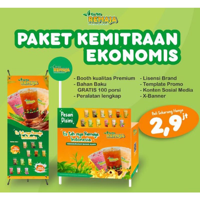 

Paket Usaha Es Teh Remaja Paket Ekonomis Khusus kak Anita - gresik
