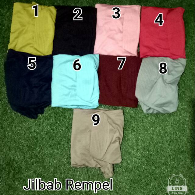 Jilbab kiara all size 2-5thn bahan jersey crepe