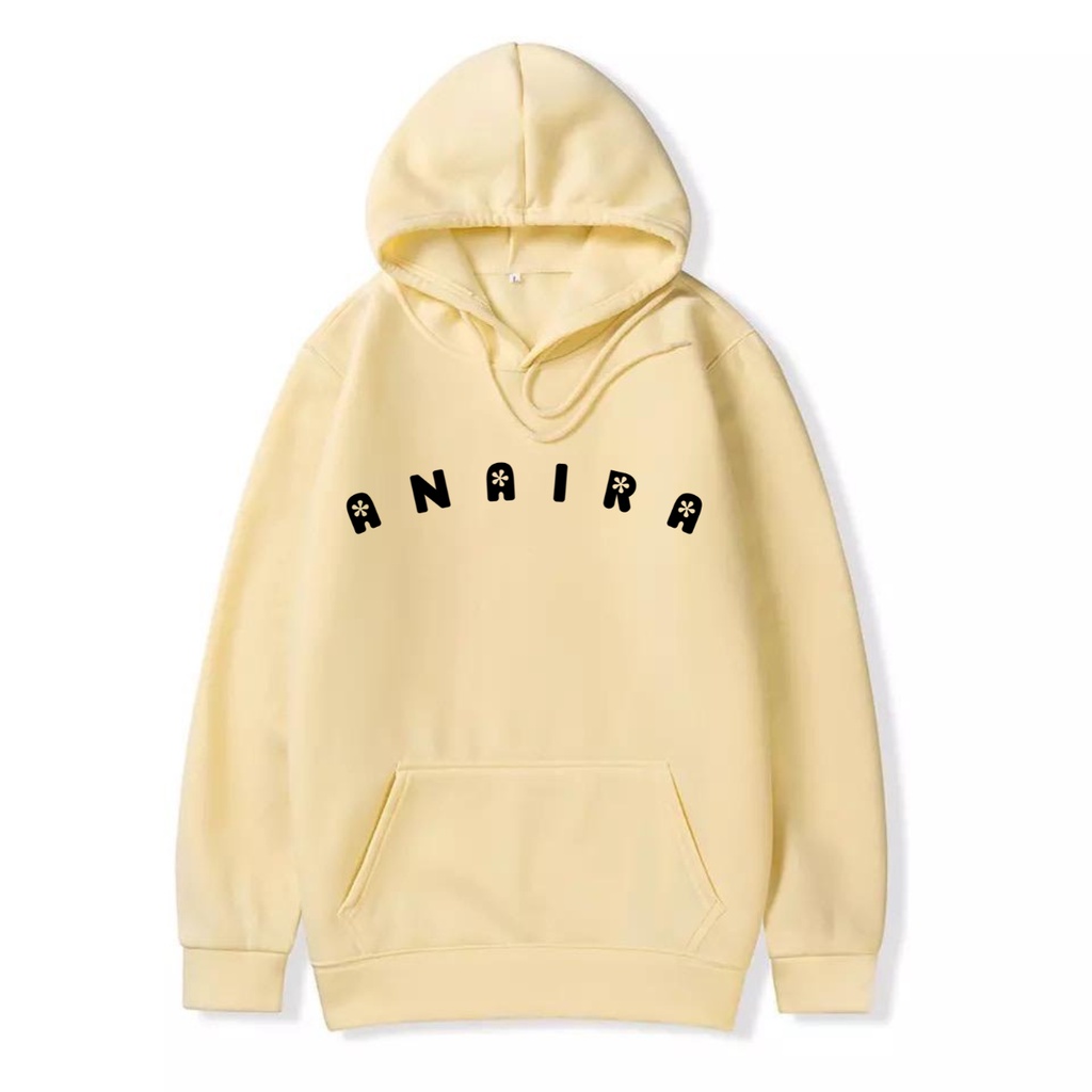 ANAIRA LOGO FLOWER HOODIE JUMPER Size M-XXL