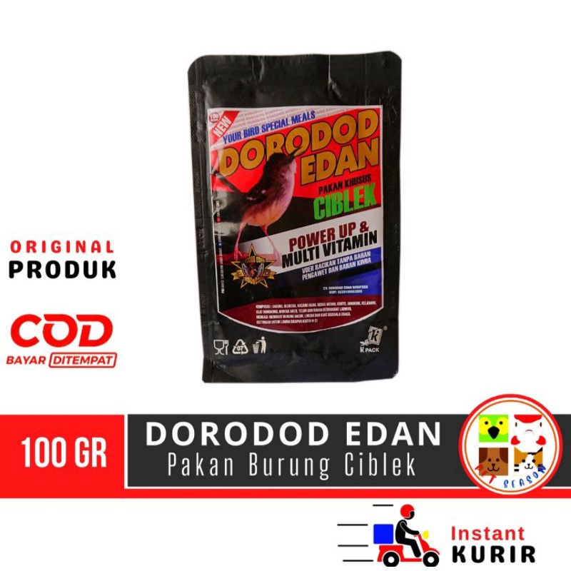 Pur dorodod edan ciblek halus de Voer burung pakan sehat