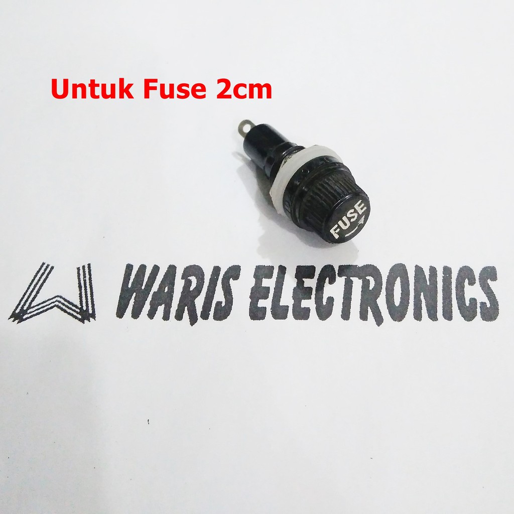 rumah sekering sekring fuse box fuse holder tabung 2cm