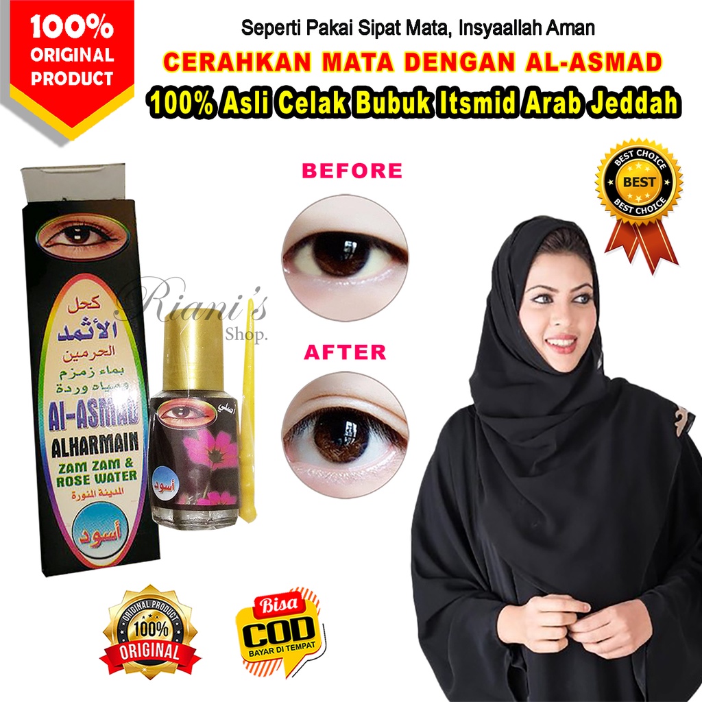 Itsmid Al Asmad Celak Alharmain Original Arab Jeddah Saudi Batu Itsmit Ismit Ismid Istmid Asli Sipat