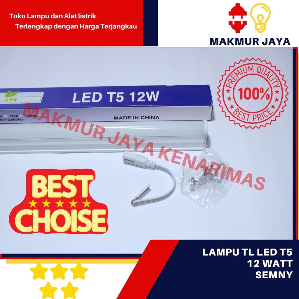 Lampu TL T5 LED 12Watt/Lampu TL LED Murah/Lampu TL Semny/Lampu Neon T5 murah