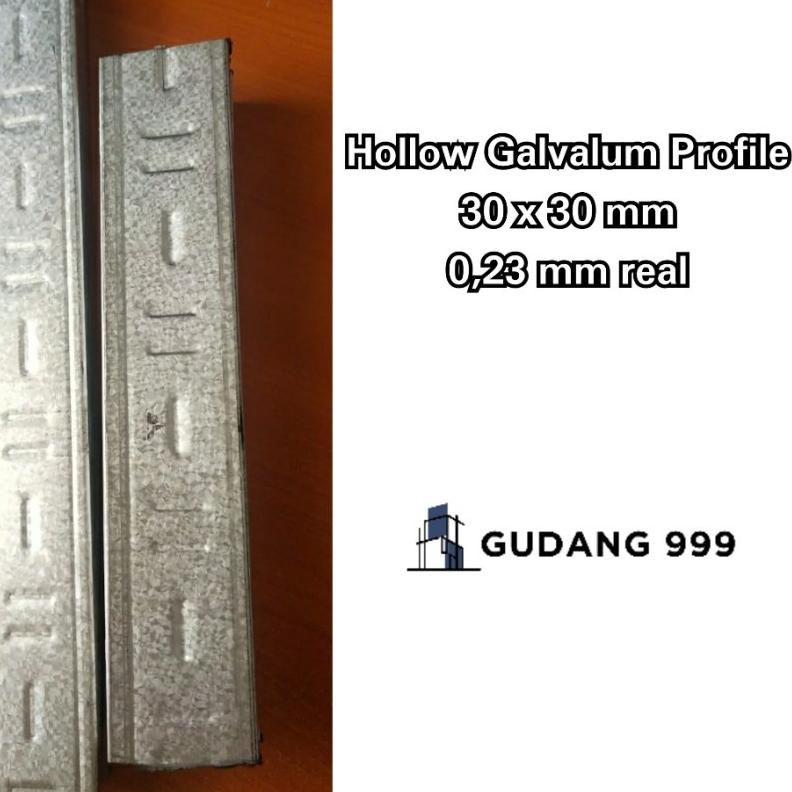 Hollow 4x4 Galvalum Profil 0.3 TB ダ