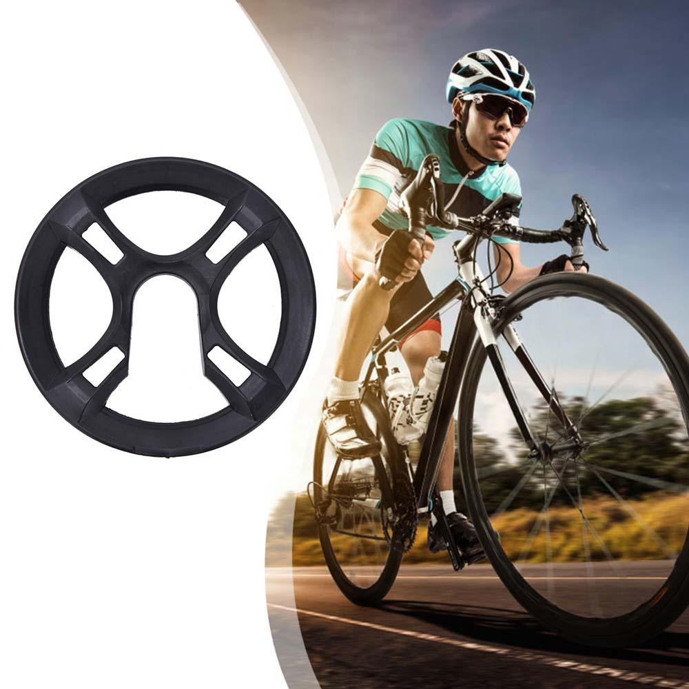 Lanfy Rantai Sepeda Penutup Roda Pivot Plat Plastik Pelindung Sepeda Parts Crankset Pelindung Chainwheel Plate Crank Ring Cover