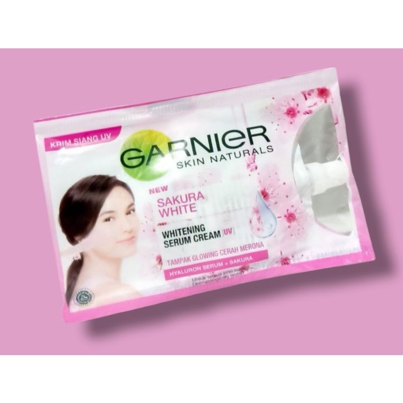 GARNIER CREAM SIANG UV / HYALURON / LIGHT COMPLETE / SKIN NATURALS / SAKURA WHITE / WHITENING SERUM CREAM UV