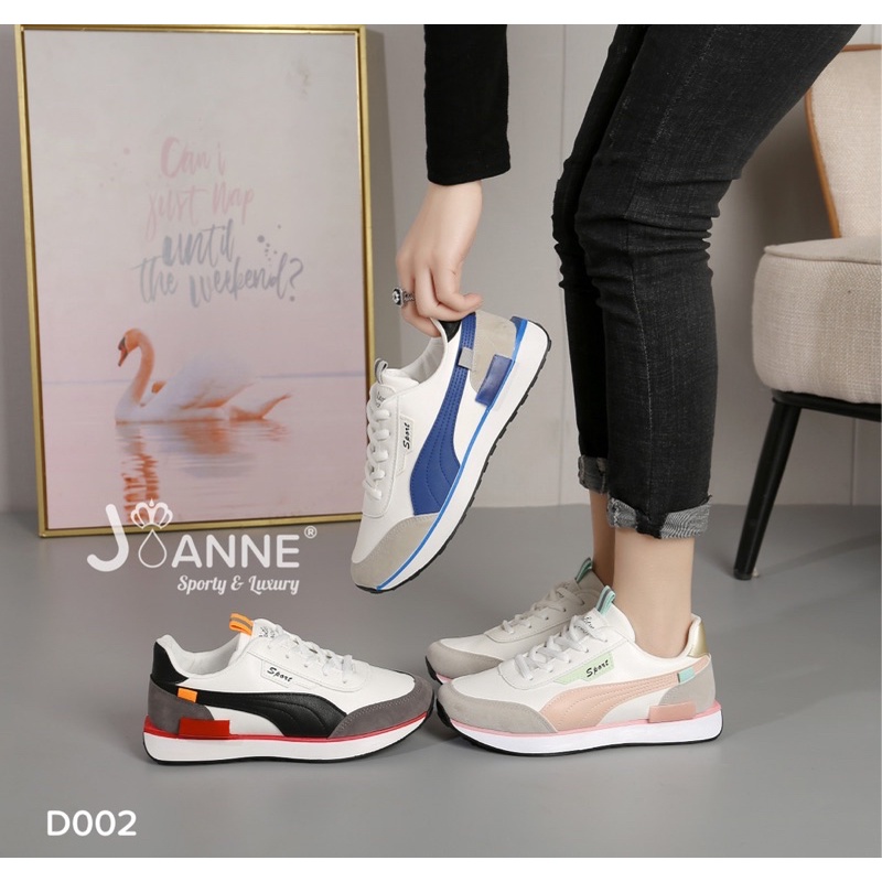 RESTOCK! [ORIGINAL] JOANNE Sporty Sneakers Shoes Sepatu Wanita #D002