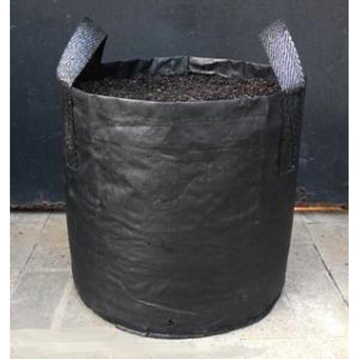 Planter Bag EasyGrow Hitam Kilap PET 50 Liter Easy Grow