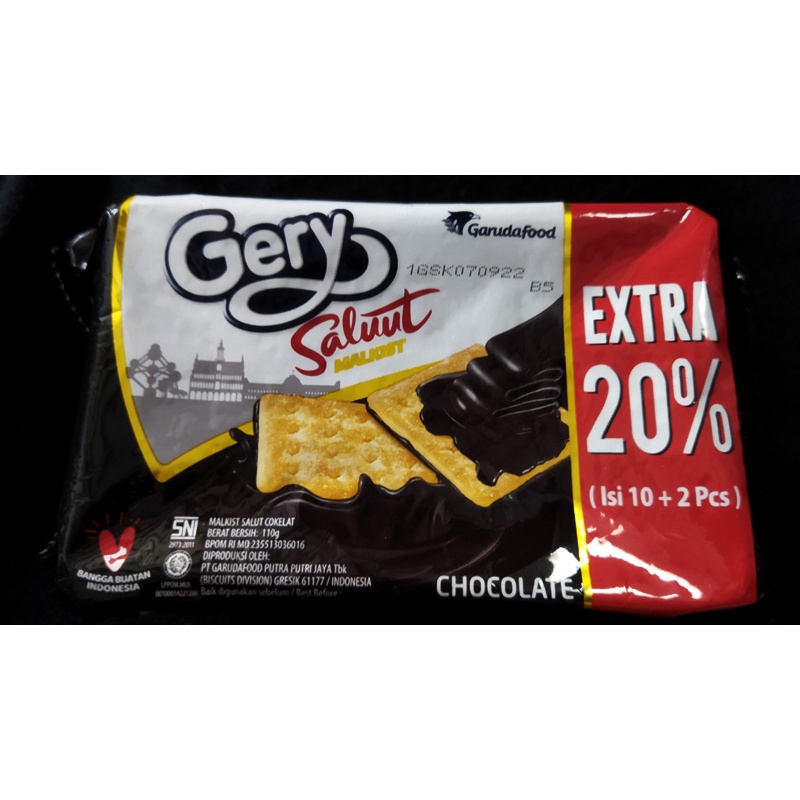 

Gery Salut Malkist Chocolate 110g- Gery Salut Coklat