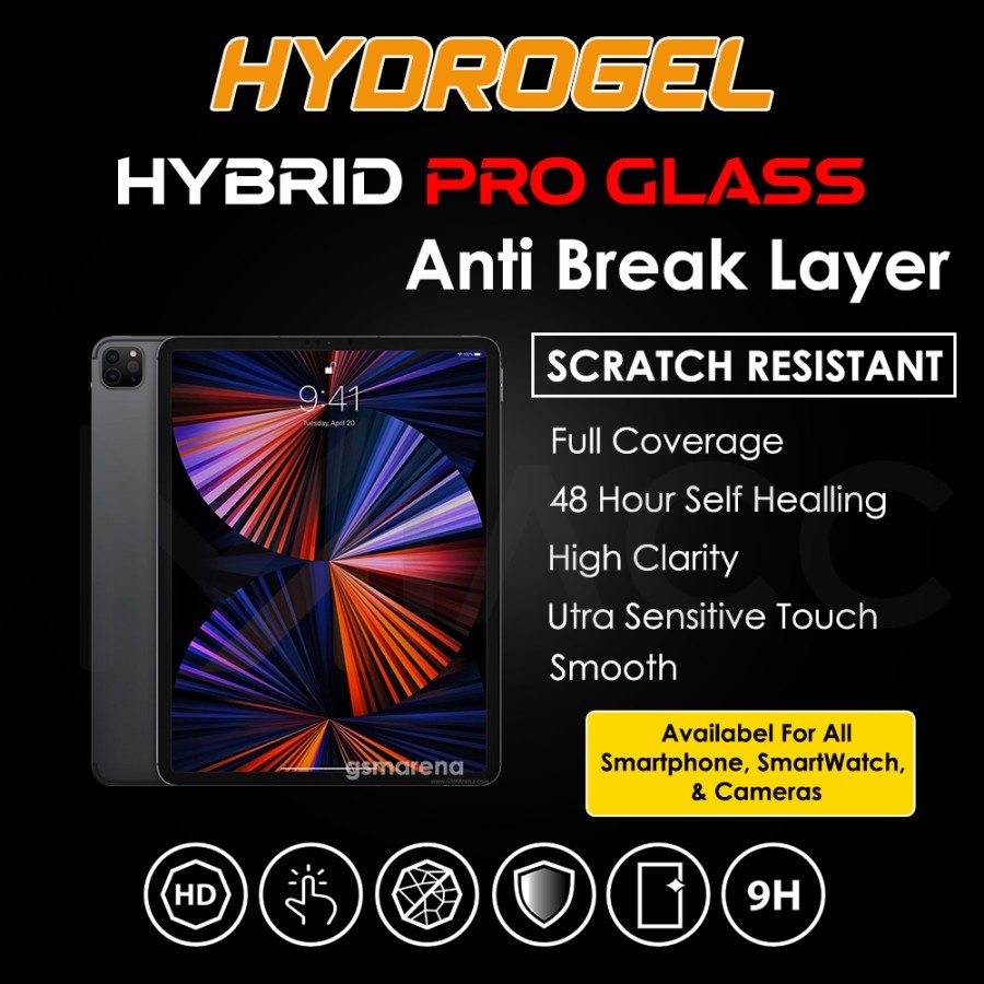 PREMIUM HYDROGEL APPPLE IPAD PRO 5 12.9 2021 ANTI GORES FULL SCREEN