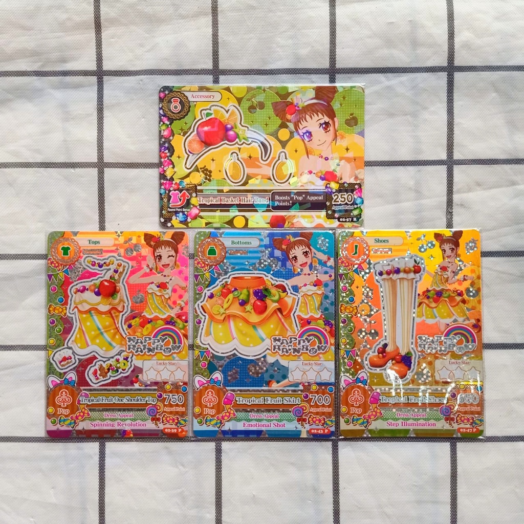 Kartu Aikatsu Tropical Fruit Set Otome