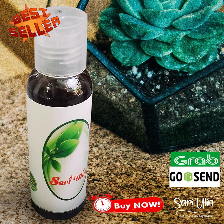 pewarna rambut hitam alami herbal sari ulin dari biji ulin