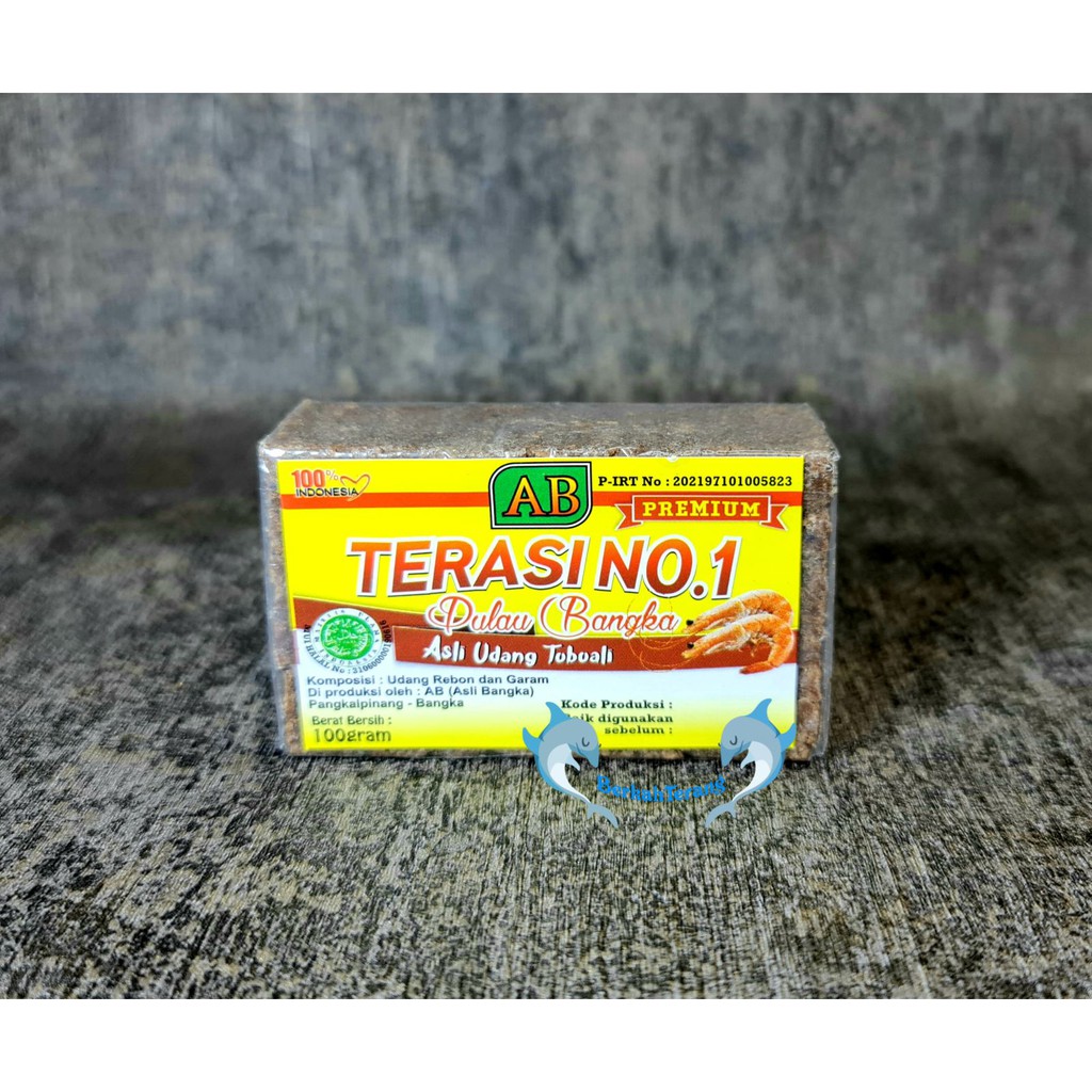 

Terasi Bangka No 1 Cap AB Premium Asli Udang Toboali 100gr