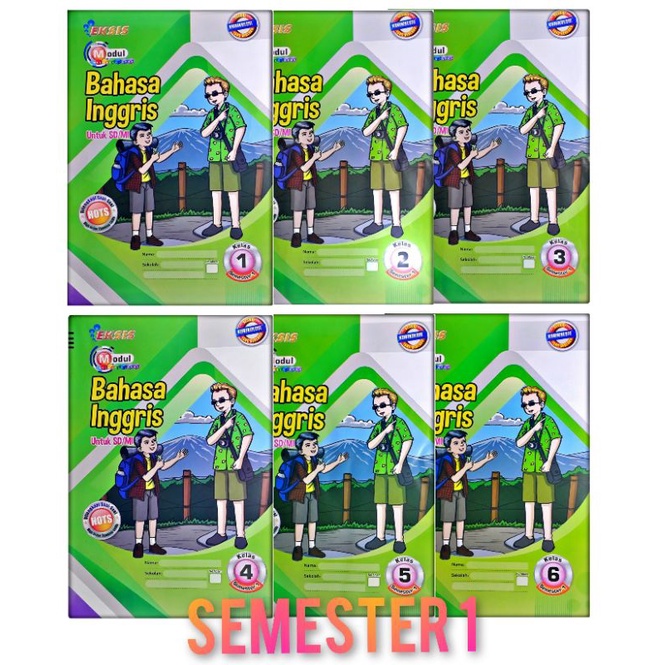 Buku LKS BAHASA INGGRIS SD/MI Kelas 1 2 3 4 5 6 semester 1